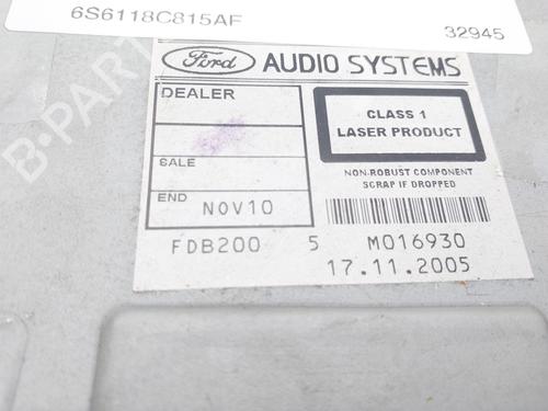 Bilradio FORD FUSION (JU_) 1.4 | BP16196429E6 