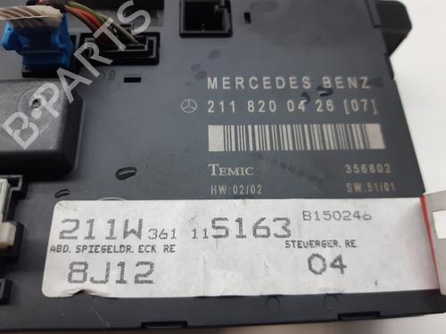 Module électronique MERCEDES-BENZ E-CLASS (W211) E 200 Kompressor (211.042) | BP11044043M83 