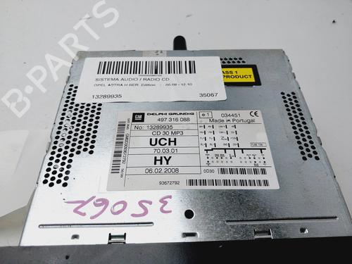 Radio OPEL ASTRA H (A04) 1.7 CDTI (L48) | BP18921459E6 