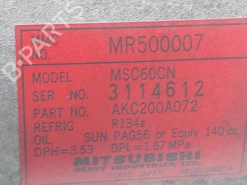 AC compressor MITSUBISHI SPACE STAR MPV (DG_A) 1.6 16V (DG3A) | BP38197151M34 - Image 5