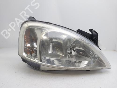 Used Right headlight OPEL CORSA C (X01) 1.3 CDTI (F08, F68) (70 hp) 24509696