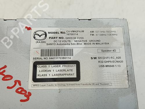 Radio MAZDA 6 Estate (GJ, GL) 2.2 D | BP31877146E6 