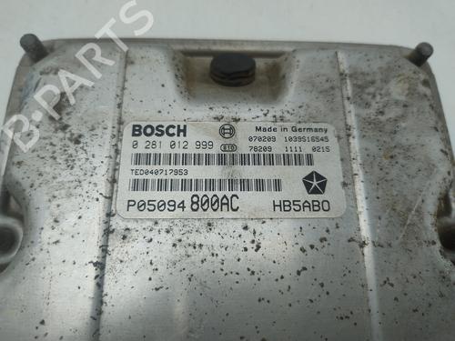Motorstyringsenhet CHRYSLER VOYAGER IV (RG, RS) 2.8 CRD | BP29748749M57 