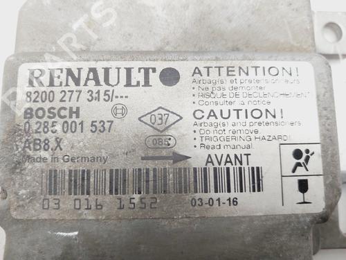 ECU airbags RENAULT CLIO II (BB_, CB_) 1.2 16V (BB05, BB0W, BB11, BB27, BB2T, BB2U, BB2V, CB05,... | BP28098974M53 