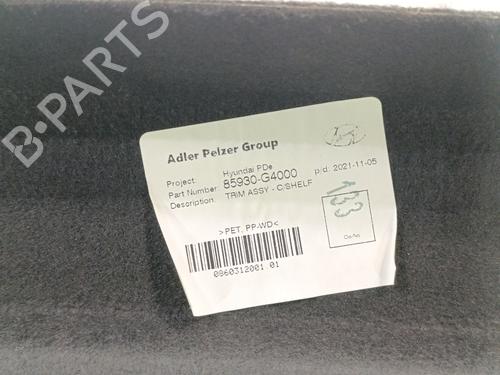 Rear parcel shelf HYUNDAI i30 (PDE, PD, PDEN)  | BP29546569C85 
