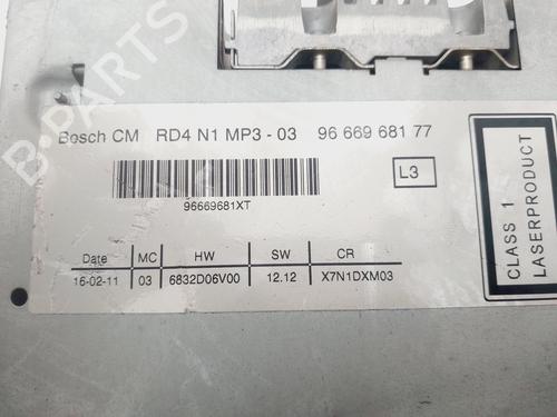 Radio CITROËN BERLINGO MULTISPACE (B9) 1.6 HDi 75 16V | BP30182692E6