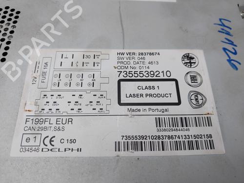 Radio FIAT PUNTO (199_) 1.2 (199AXZ1A, 199BXZ1A) | BP34226854E6 - Image 2