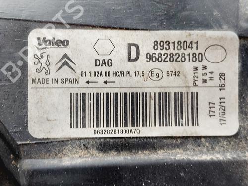 Højre forlygte CITROËN BERLINGO MULTISPACE (B9) 1.6 HDi 75 16V | BP30488434C29