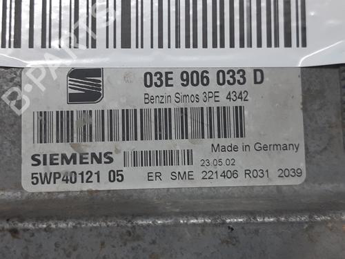 Engine control unit (ECU) SEAT IBIZA III (6L1) 1.2 | BP8538840M57 