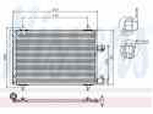 Used AC radiator PEUGEOT 407 (6D_) [2004-2011]  5418850