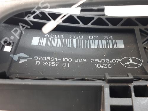 Rear left exterior door handle MERCEDES-BENZ C-CLASS (W204) C 300 (204.054) | BP8611077C130 