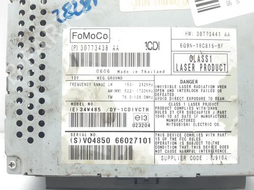 Radio VOLVO S80 II (124) 2.5 T FlexFuel | BP12408217E6 