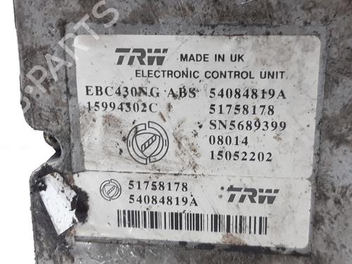 ABS pump LANCIA YPSILON (843_) 1.3 D Multijet (843.AXE11, 843.AXE1A) | BP7705350M43 