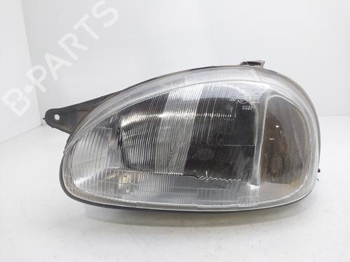 Used Left headlight OPEL CORSA B (S93) 1.0 i 12V (F08, F68, M68) (54 hp) 24849113