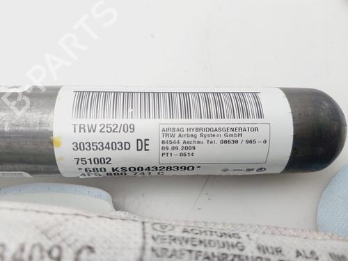 Left curtain airbag AUDI A6 C6 (4F2) 2.7 TDI | BP30120340C11 