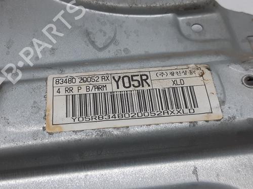Rear right window mechanism HYUNDAI ELANTRA III Saloon (XD) 2.0 CRDi | BP7904422C25 