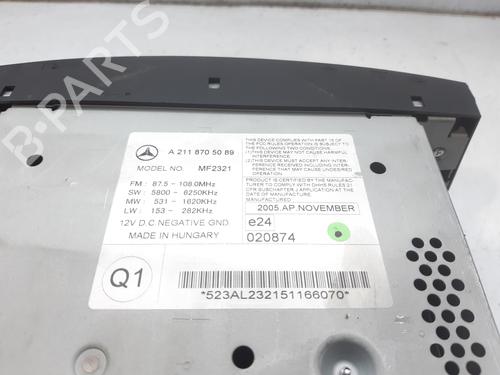 Radio MERCEDES-BENZ E-CLASS (W211) E 200 NGT (211.042) | BP10090793E6 