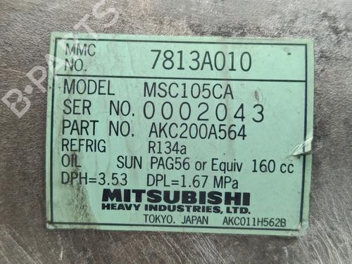 Klimakompressor MITSUBISHI GRANDIS (NA_W) 2.0 DI-D (NA8W) | BP30541989M34