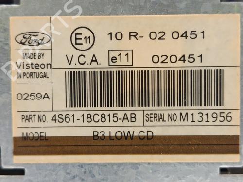 Bilradio FORD FUSION (JU_) 1.4 TDCi | BP29903543E6