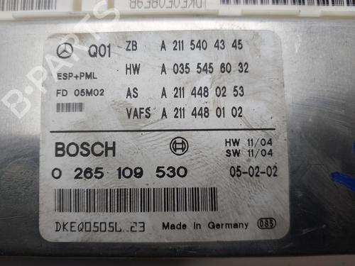Control unit MERCEDES-BENZ E-CLASS (W211) E 320 CDI (211.026) | BP35943725M11  - Image 5