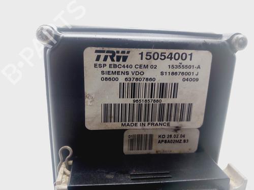 ABS pump PEUGEOT 407 (6D_) 2.0 (6DRFNB, 6DRFNE) | BP29387580M43 