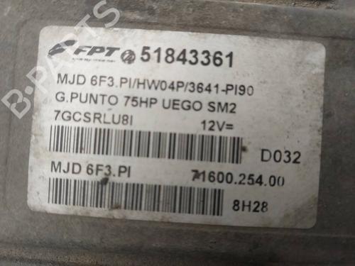 Engine control unit (ECU) FIAT GRANDE PUNTO (199_) 1.3 D Multijet | BP38648210M57 - Image 4