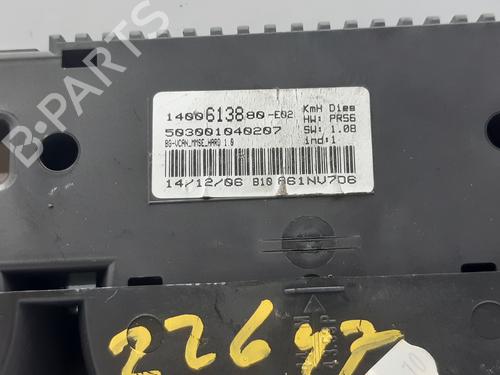 Instrument cluster LANCIA PHEDRA (179_) 2.0 D Multijet (179.AXL1B, 179.BXL1B) | BP6986403C47 