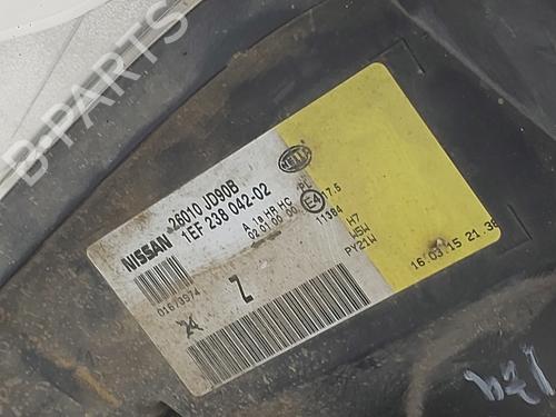 Left headlight NISSAN QASHQAI I (J10, NJ10) | BP30853216C28