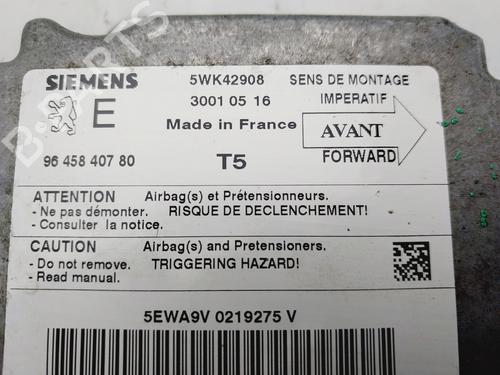 Airbag module PEUGEOT 307 (3A/C) 2.0 HDi 90 | BP29982191M53