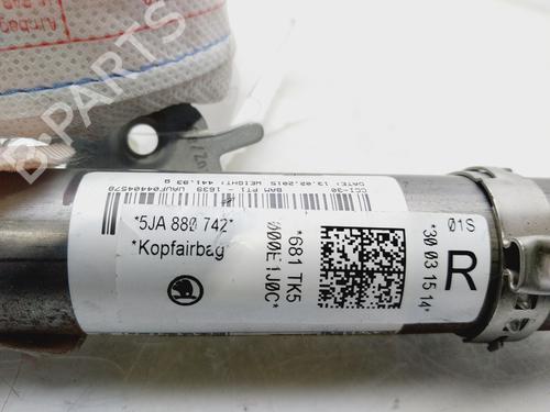 Right curtain airbag SKODA RAPID (NH3, NK3, NK6)  | BP23222536C12 
