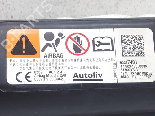 Left seat airbag PEUGEOT 206 CC (2D)  | BP10335604C13 