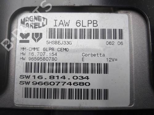 Engine control unit (ECU) PEUGEOT 307 CC (3B) 2.0 16V | BP39620247M57 - Image 4