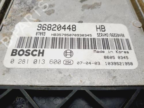 Engine control unit (ECU) CHEVROLET LACETTI (J200)  | BP27568728M57 