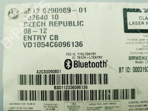 Radio BMW 1 (F20) 116 i | BP29904037E6 