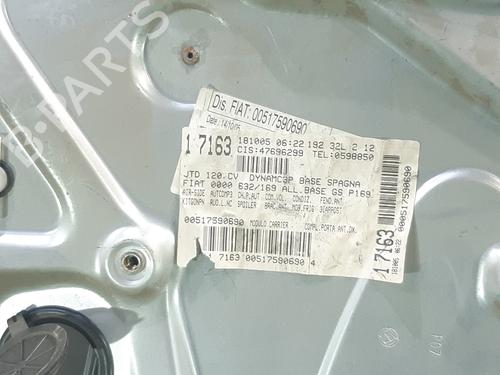 Front right window mechanism FIAT STILO (192_) 1.9 D Multijet | BP10624387C23 