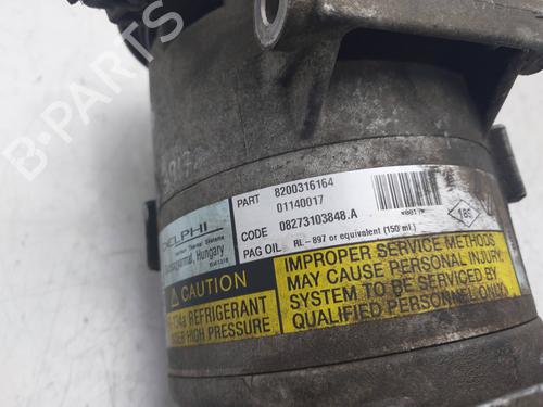AC compressor RENAULT MEGANE II (BM0/1_, CM0/1_) 1.6 16V (BM0C, CM0C) | BP30150434M34