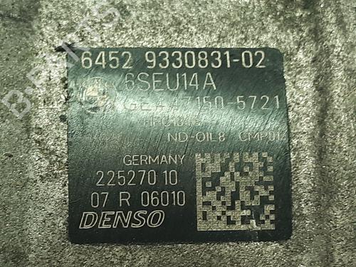 AC compressor BMW 4 Convertible (F33, F83)  | BP10365897M34 