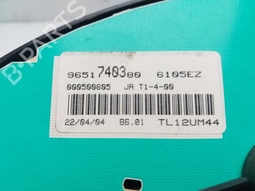 Instrument cluster PEUGEOT 206 Hatchback (2A/C) 1.4 LPG | BP13573433C47 