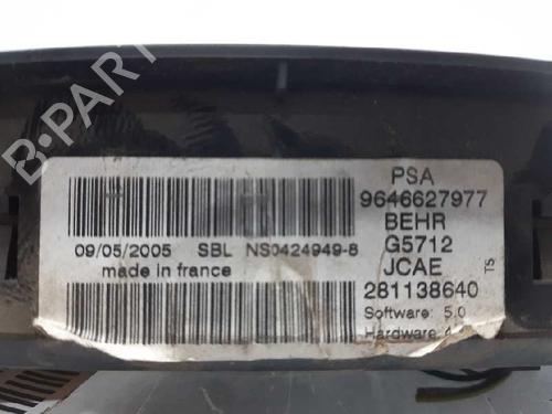 Climate control PEUGEOT 307 Break (3E) 1.6 HDi 110 | BP5126723I5 