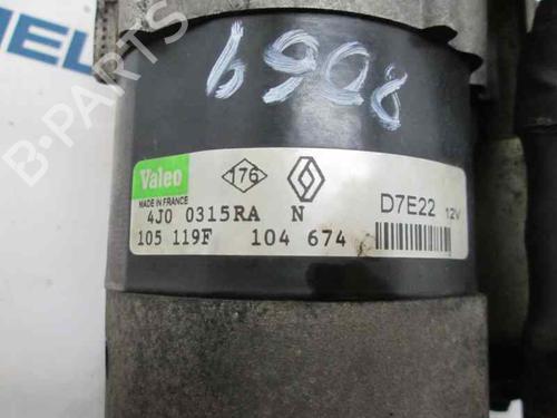 Starter RENAULT MEGANE I Classic (LA0/1_) 1.4 16V (LA0D, LA1H, lA0W, LA10) | BP2867954M8 