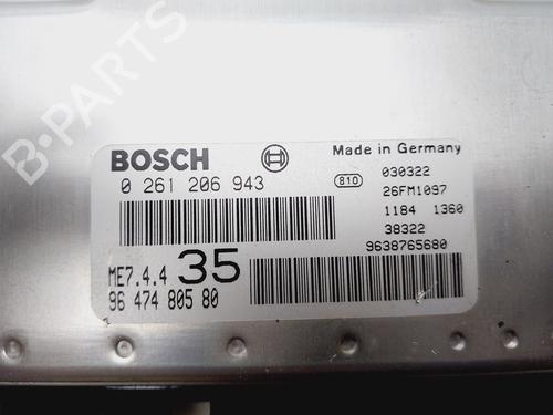 Engine control unit (ECU) PEUGEOT 307 (3A/C) 1.6 16V | BP28099649M57