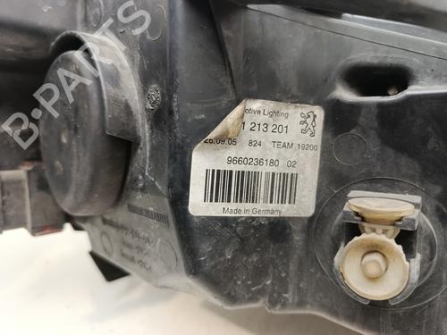 Left headlight PEUGEOT 407 (6D_) 2.0 (6DRFNB, 6DRFNE) | BP31706274C28