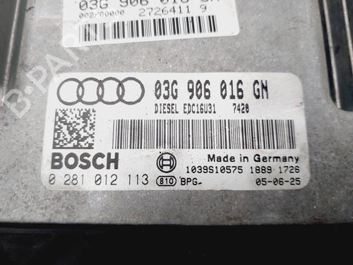 Engine control unit (ECU) AUDI A4 B7 (8EC) 2.0 TDI 16V | BP30977258M57