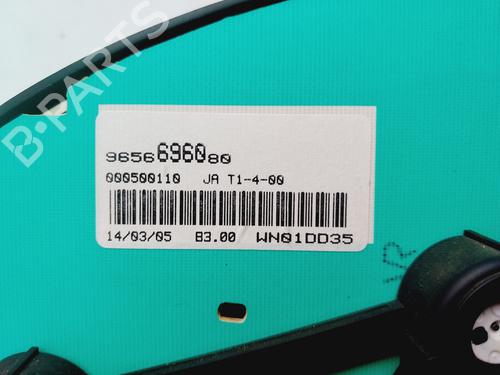 Kombiinstrument PEUGEOT 206 Hatchback (2A/C) 1.4 HDi eco 70 | BP29408521C47 