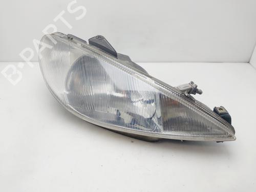Used Right headlight PEUGEOT 206 Hatchback (2A/C) 1.9 D (69 hp) 29137797