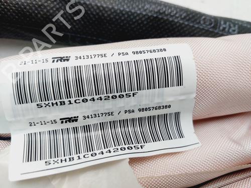 Right curtain airbag PEUGEOT 308 II (LB_, LP_, LW_, LH_, L3_)  | BP29117294C12 
