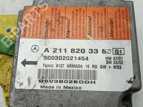 Airbag styreenhed MERCEDES-BENZ E-CLASS (W211)  | BP29585810M53 