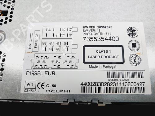 Radio FIAT GRANDE PUNTO (199_) 1.3 D Multijet | BP21275415E6 