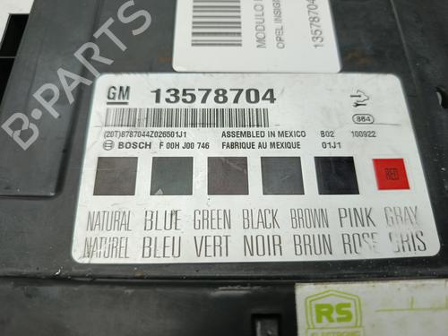 Electronic module OPEL INSIGNIA A (G09) | BP32186344M83
