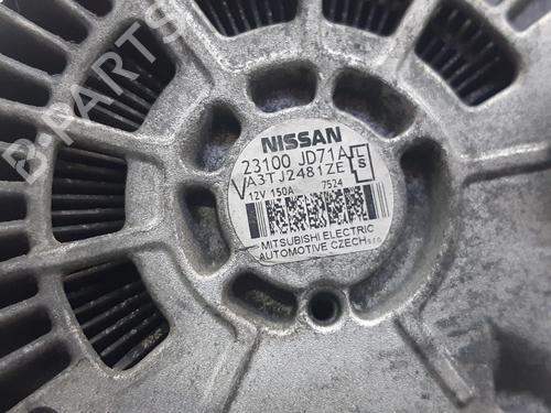 Alternator NISSAN QASHQAI / QASHQAI +2 I (J10, NJ10, JJ10E) 2.0 dCi | BP9540733M7 